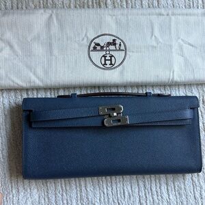 Elegant Navy Blue Clutch